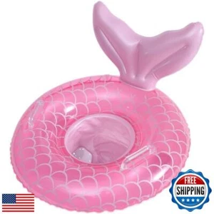 Baby Swimming Float Swim Ring Cute Floaties with Seat and Handle Pool Floats - Picture 1 of 5