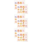 6 Sheets Water Proof Temporary Tattoos Fake Cartoon For Kids Gift