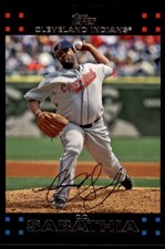 2007 Topps #10 CC Sabathia Cleveland Indians