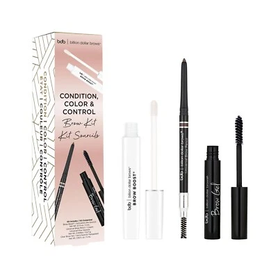 Kit de cejas de 3 piezas de estado, color y control de cejas de mil millones de dólares. Gel, lápiz Foto 1 de 4