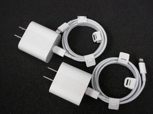 Adaptador de CA bloque cargador rápido USB-C 2x 20W para iPhone 14 13 12 11 Pro Max NUEVO - Imagen 1 de 2