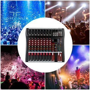 Consola de mezcla de 8/12/16 canales Pro USB Bluetooth Live Studio Audio Mezclador de sonido - Imagen 1 de 53