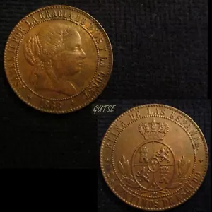 ESPAÑA, 456-ISABEL II, 2 1/2 CÉNTIMOS ESCUDO 1868, JUBIA, GXF. - Imagen 1 de 1