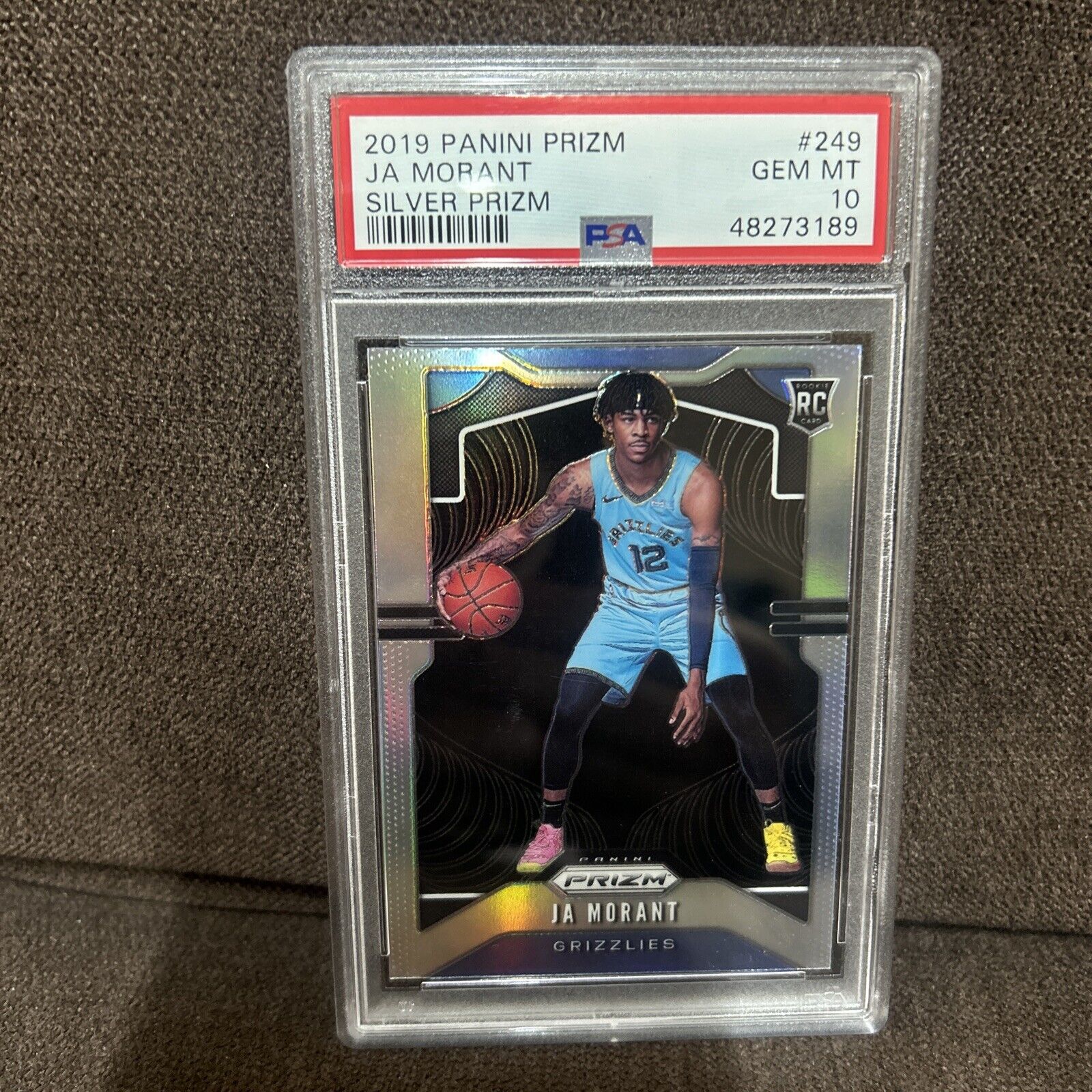 🔥 2019-20 JA MORANT PANINI SILVER PRIZM #249 ROOKIE CARD RC GEM MINT PSA 10 🔥