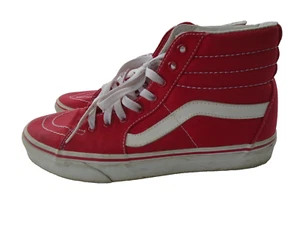 Vans Sk8-Hi Canvas High-Top Skate Turnschuhe Herren Größe 8 rot - Bild 1 von 7