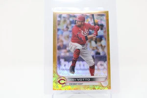 JOEY VOTTO 2022 Topps Chrome Logofractor Gold 37/50 CINCINNATI REDS - Picture 1 of 2