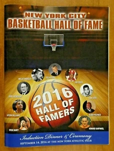 NYC Basketball Hall of Fame 2016 Booklet Signed by 7 - Bild 1 von 9