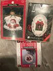 Counted Cross Stitch Christmas Ornament Kits Lot of 3 New -Angel, Bear, Present