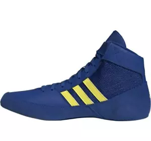 Adidas Havoc Wrestling Boots Blue Adult Mens Womens Boxing Gym Training Shoes - Picture 1 of 12