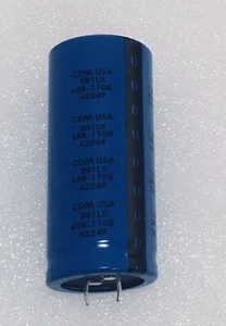 CDM 381LX122M350A082  1200uF 350V Capacitor 2 PIN - Picture 1 of 4