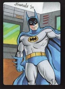 PRINT Super Friends - Batman #1 Sketch Card Limited Ed. Set of 13 ACEO - Picture 1 of 3