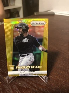 2013 (ORIOLES) Panini Prizm Prizms Gold /10 Rc #279 L.J. Hoes Rookie Mint - Picture 1 of 1