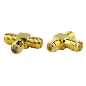 Pack 2 Adaptateur Connecteur SMA Femelle vers Femelle vers Femelle pour Booster Téléphone - Photo 1 sur 4