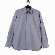 Margaret Howell Shirt Casual Long Sleeve Roll Up Ratio Wing Button S Blue Used