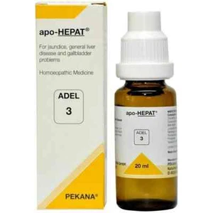 ADEL 3 Drops 20ml apo-HEPAT Adel Pekana Homeopathic ( PACK OF 2 ) - Picture 1 of 2