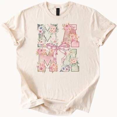 Camisa Floral Mamá Día de la Madre Mamá Camiseta Foto 1 de 4