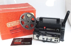 EUMIG S 824 SONOMATIC Normal 8 + Super 8 TONFILMPROJEKTOR LICHTSTARK TOPZUSTAND - Bild 1 von 6