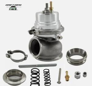 UNIVERSAL EXTERNAL 12-PSI STUBBY 60MM TURBO/CHARGER V-BAND WASTEGATE WG W/SPRING - Picture 1 of 2