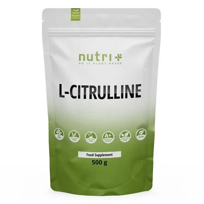 NUTRI-PLUS L Citrullin Malat Pulver 500g - hochdosiert + vegan - Nutri + Citrulline Malate