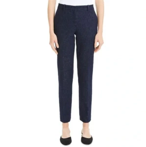 Neu mit Etikett Theory Indigo Schneider Tro Damenhose Größe 8 [Einzelhandel $ 325] - Bild 1 von 7