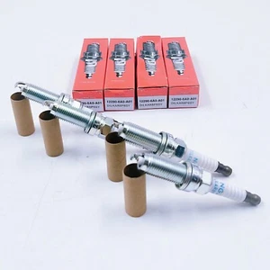 4X NEW 12290-6A0-A01 Spark Plug DILKAR8P8SY For Honda Civic CR-V 92411 - Picture 1 of 6