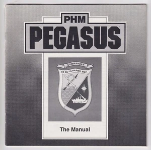 Vintage PHM Pegasus computer NAVAL SIMULATOR MANUAL booklet Electronic Arts - Picture 1 of 3