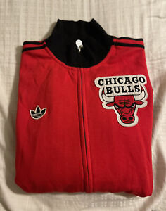 VINTAGE Adidas Chicago Bulls Full Zip Classic Jacket Brand New