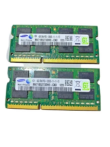 Samsung DDR3 2x4GB M471B5273DH0-CK0 PC3-12800S 11-11-F3 SODIMM Laptop RAM - Picture 1 of 2