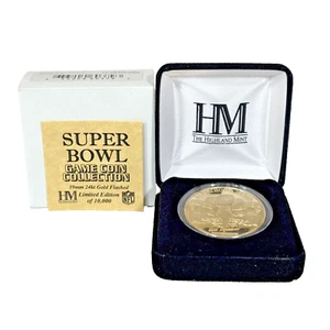 Super Bowl XXXIX 39 Juego Colección Monedas 39mm Oro 24kt Abatible The Highland Mint - Imagen 1 de 16