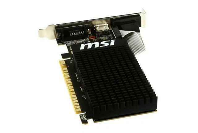 MSI GT 710 2GD3H LP 2GB DDR3 64-bit PCI Express 2.0 Low Profile Graphics Card