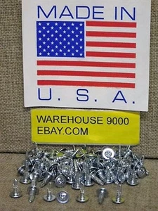 100 tornillos redondos para cabezal de lavadora Phillips de bajo perfil Auveco 15171 uso universal - Imagen 1 de 3