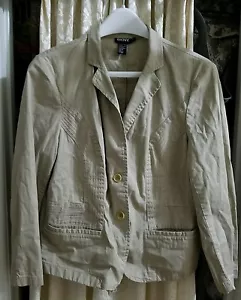 Blazer donna kaki DKNY taglia 12 - Foto 1 di 5