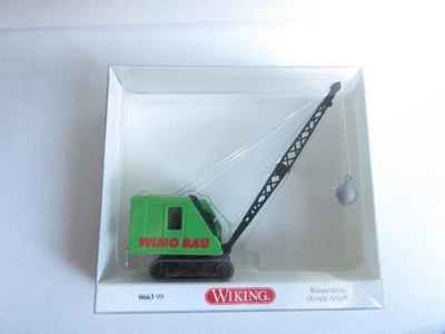 Wiking 1:87 066399 Krupp Ardelt Raupenkran WIMO BAU, unbespielt in der Box !!! - Bild 1 von 3