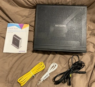 NETGEAR Nighthawk C7100V AC1900 WiFi Cable Modem Router XFINITY Internet & Voice - Image 1 of 4