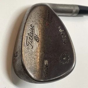 Titleist Vokey SM6 Steel Grey Wedge 54* 14 Bounce F-Grind Wedge Steel Mens RH - Picture 1 of 15