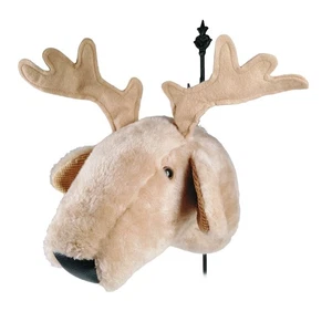 Humane Trophäen Hirsch Weißschwanz Bock 8 Punkt weiche Skulptur Plüsch Dianne Shapiro - Bild 1 von 8