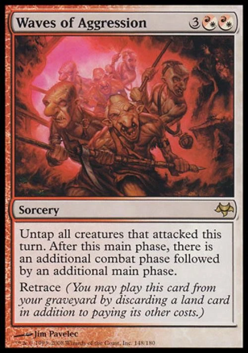 Waves of Aggression - Light Play MTG Eventide - Image 1 of 1