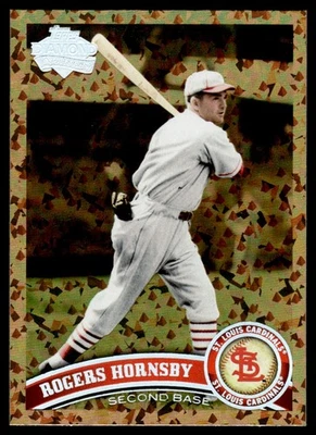2011 Topps Cognac Diamond Anniversary Rogers Hornsby St. Louis Cardinals #44 - Image 1 of 2