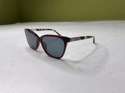 Carolina Herrera Sunglasses SHE796 Tortoise Red White Striped *FRAMES ONLY - Image 1 of 4