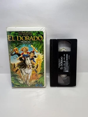The Road To El Dorado VHS Clam Shell 2000 Kevin Kline Rosie Perez Animated Movie - Image 1 of 4