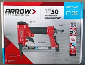 Pneumatic Stapler for Construction Upholstery 1/4-9/16 Staples. - Picture 1 of 5