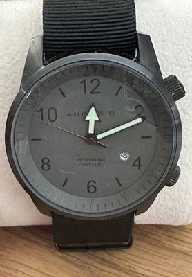 Reloj Hombre ANDROID AD377 Negro Gris Cuarzo Correa Nylon Foto 1 de 4