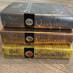 Lot of 3 The Baroque Cycle Series Neal Stephenson HC, VG, 1st Edition - Picture 1 of 7