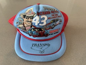 Gorra de camionero VINTAGE Richard Petty Snapback Kandi Tops The King STP Pontiac - Imagen 1 de 8