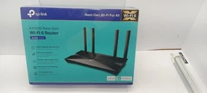 TP-Link AX1500 Smart WiFi 6 Router (Archer AX10)- 802.11ax, 4 Gigabit SEALED NEW - Picture 1 of 2