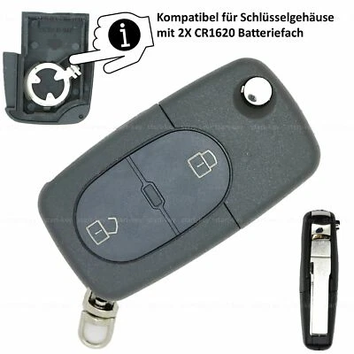 für VW Golf VI Passat 3B Lion New Beetle Bora Klapp Schlüssel Ersatz Gehäuse