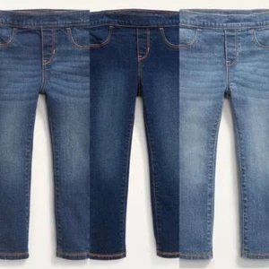 OLD NAVY Skinny Pull-On Jeggings Denim Jeans Toddler Girls / Boys, Sz 12 M to 5T - Picture 1 of 9