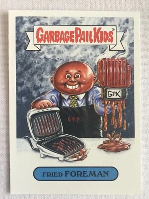Garbage Pail Kids 2019 Topps Sticker We Hate The ‘90s Music Fried Foreman 8b - Image 1 of 2