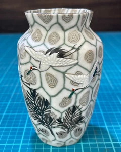 Vintage Nerikomi Japanese Vase - Imagen 1 de 12