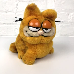 Vintage 1981 Dakin 6,5 Zoll Plüsch sitzend Garfield die Katze Stuffy "I hate Mondays" - Bild 1 von 8
